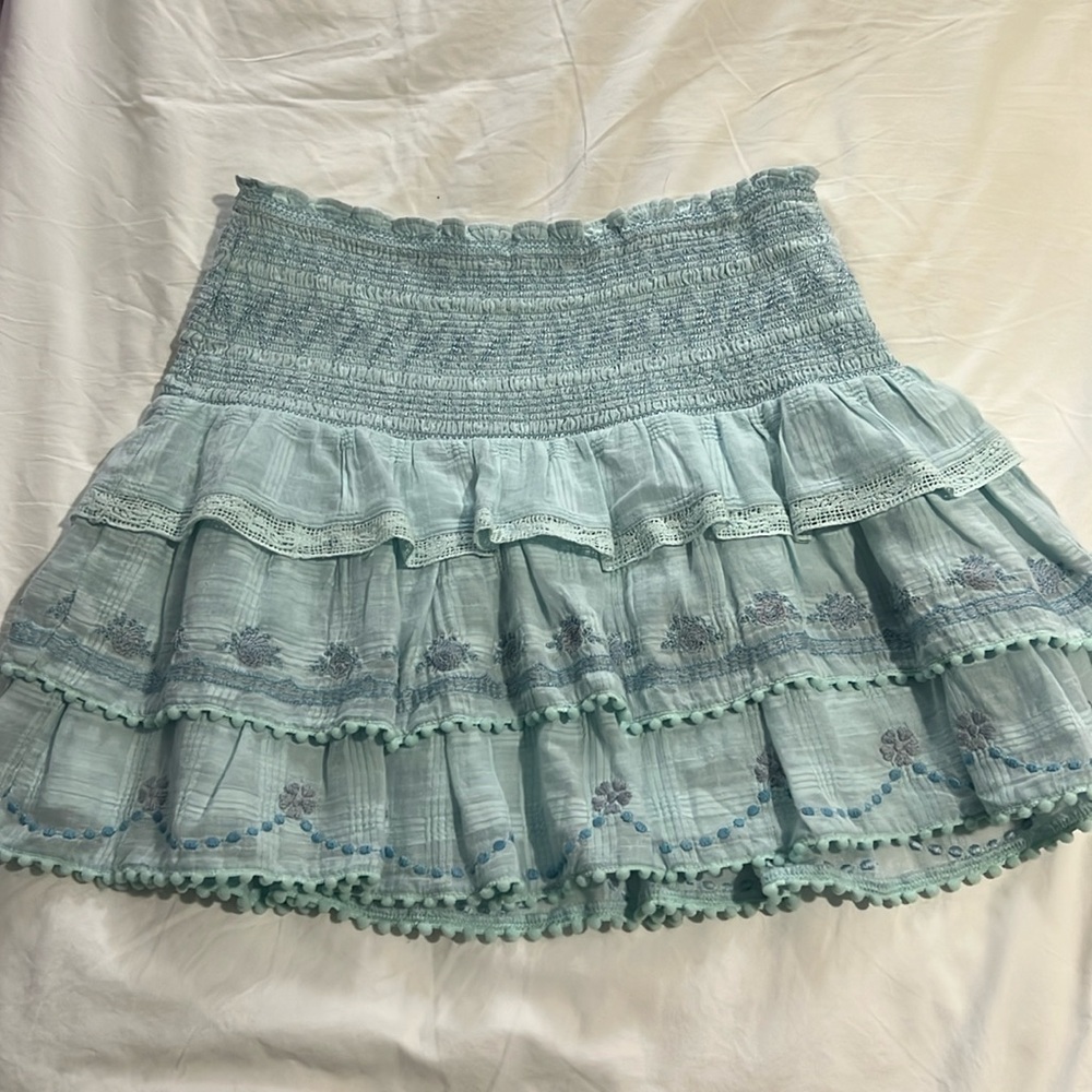 Loveshackfancy Blue Skirt Size P